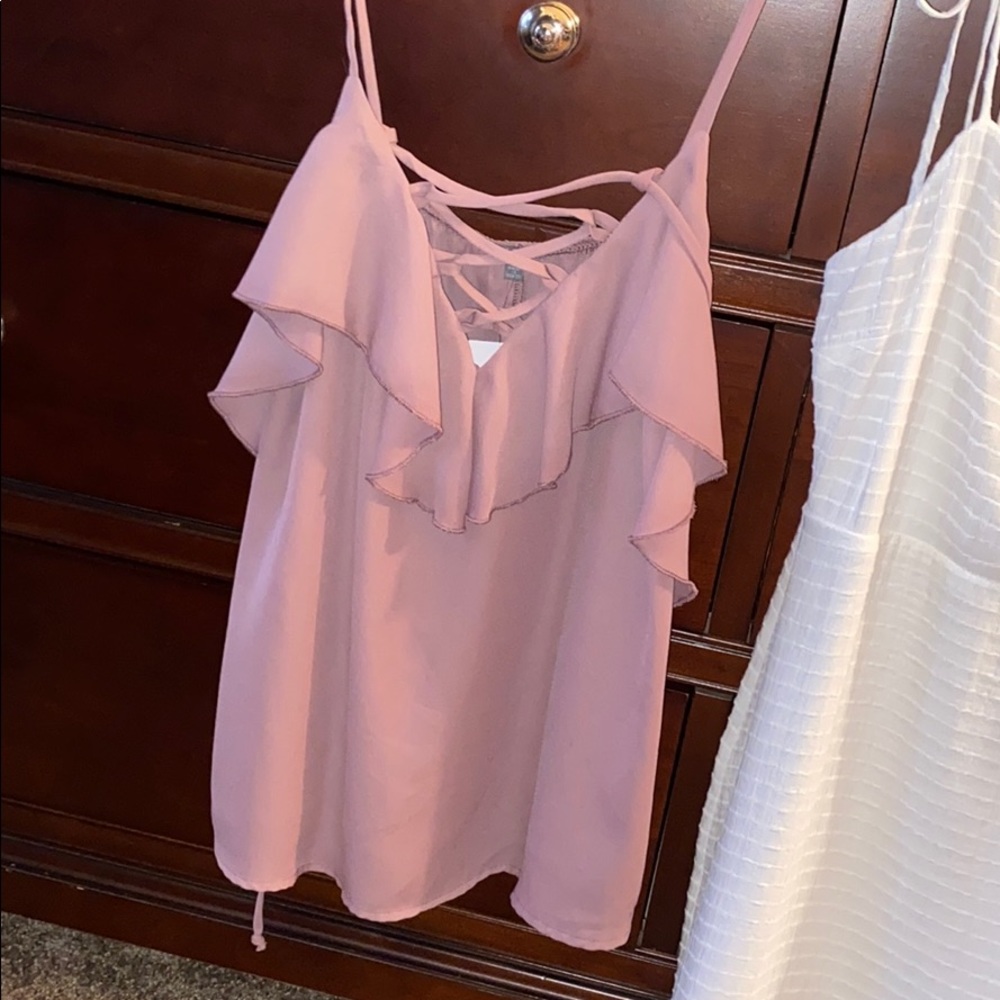 Ruffle Tank Top